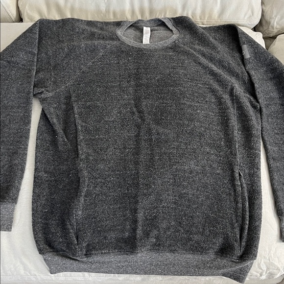 Alo Sweatshirt Large Gray Mens - Picture 2 of 5